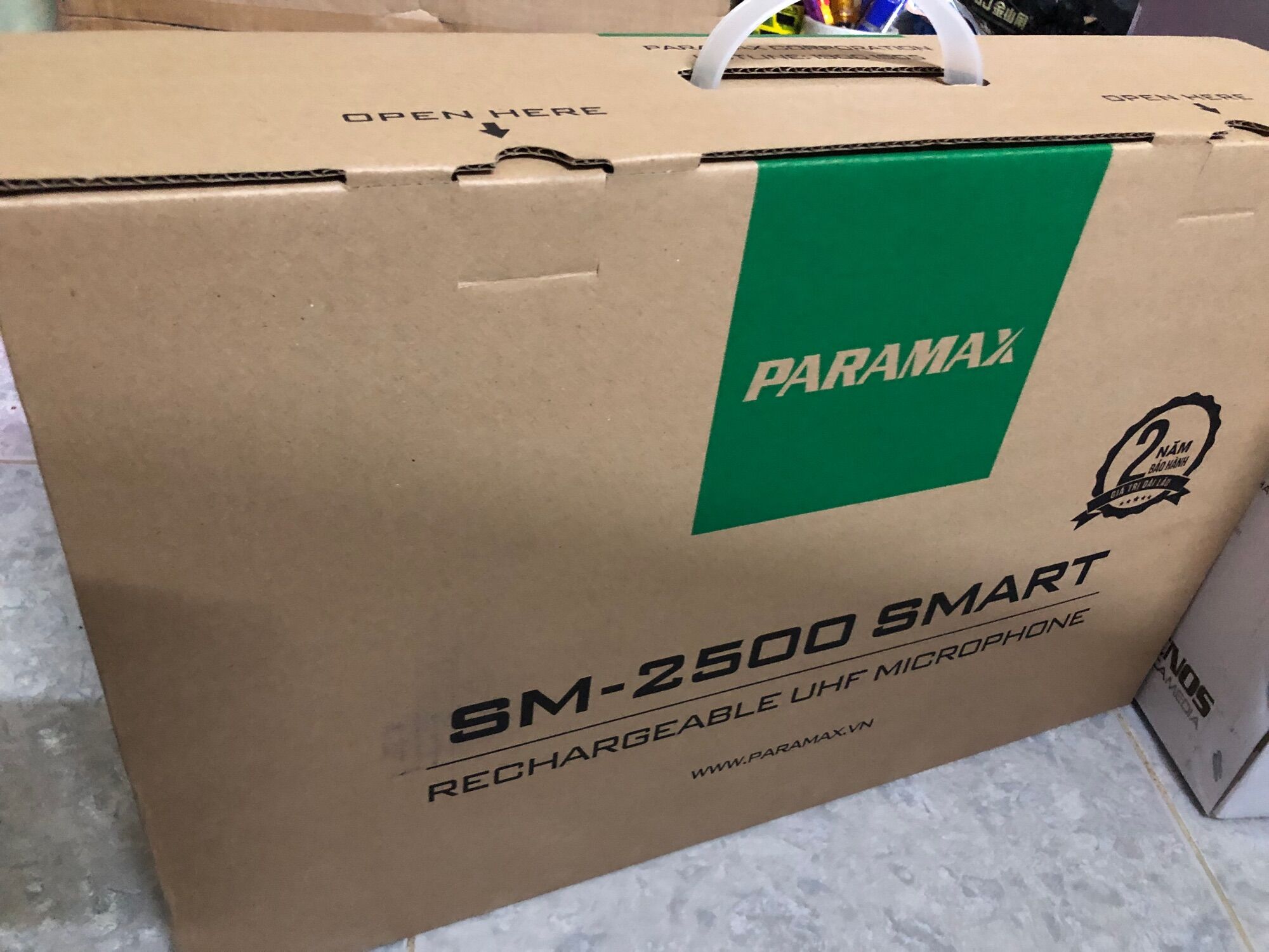 Micro karaoke cao cấp không dây PARAMAX SM-2500 SMART