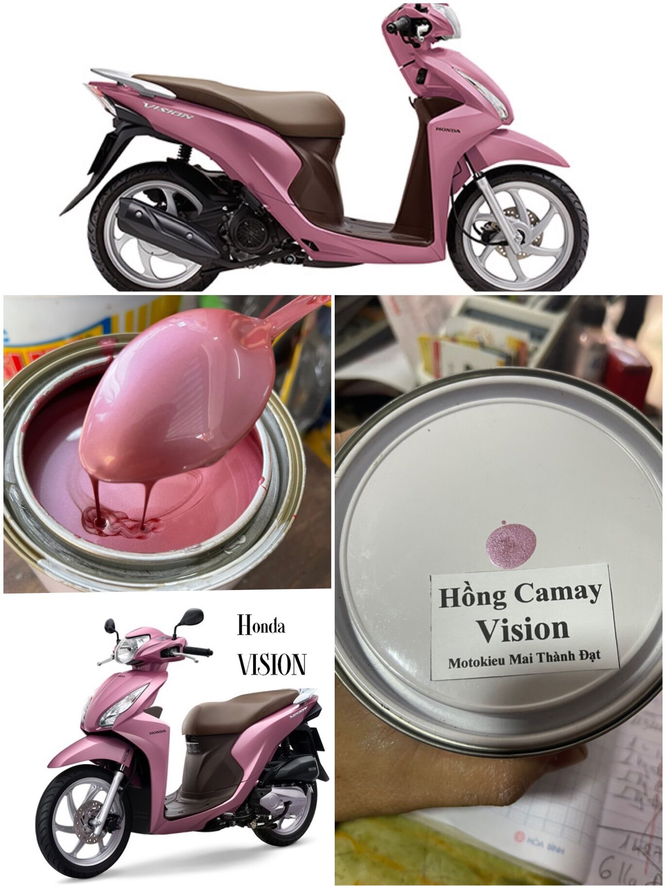 Màu Sơn Hồng Camay Vision