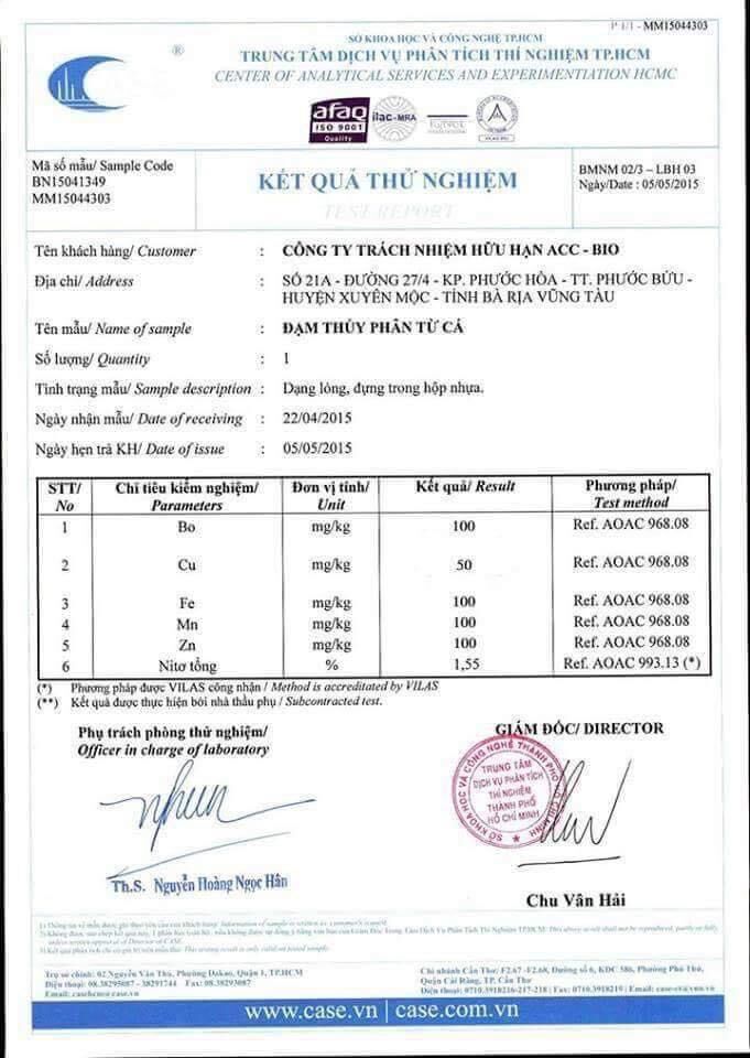 Dịch Đạm Cá Nguyên Chất can 30 lít (lên men từ Cp E.M5+3 và được bổ sung 1% Chitosan).