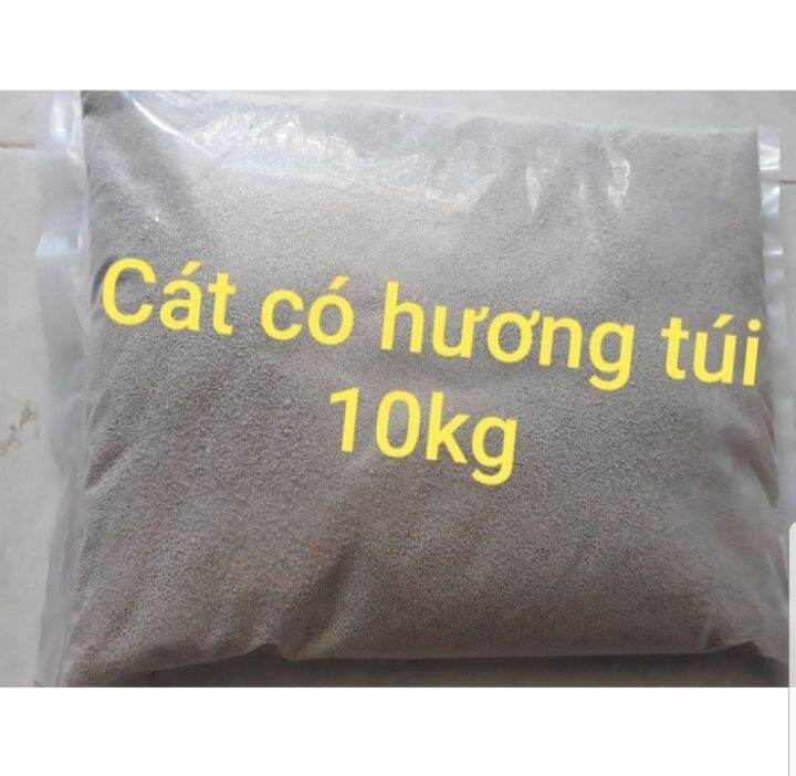 HCMCát vệ sinh cho mèo túi 10kg có kèm hạt khử mùi - phấn baby - L
