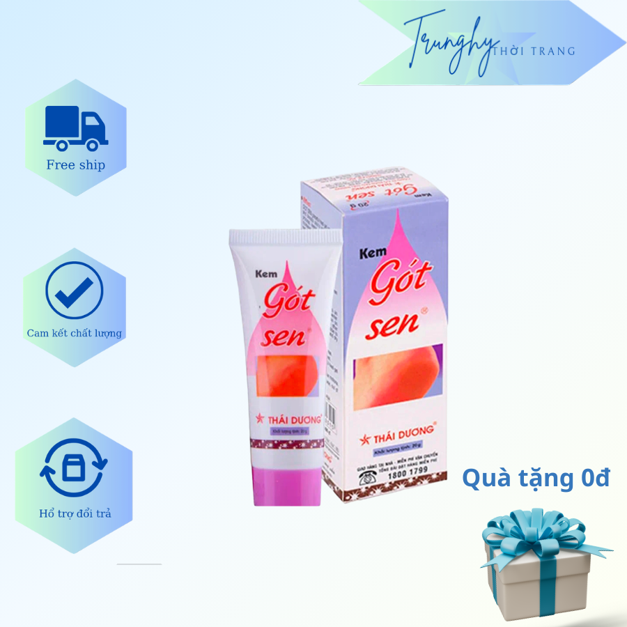 Kem trị nứt gót chân, kem Gót Sen Thái Dương trị nứt nẻ tay chân