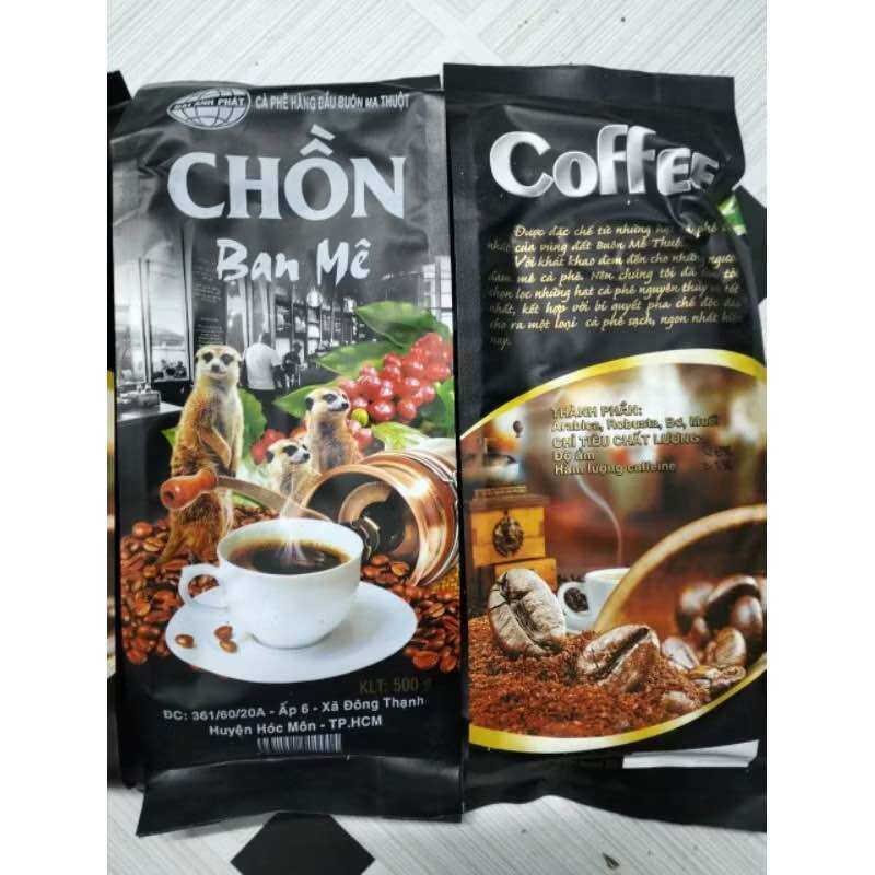 COMBO 2 BỊCH CAFE CHỒN BAN MÊ, UỐNG LÀ MÊ ( Chồn Đen )