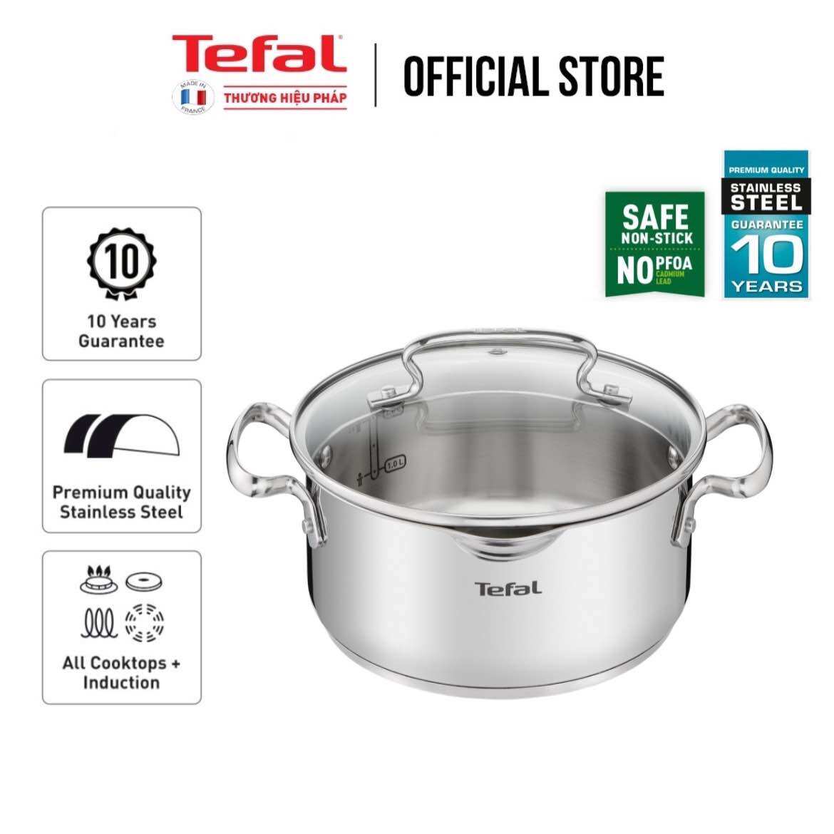 Nồi tefal duetto plus 20cm, 2.8l g7194455