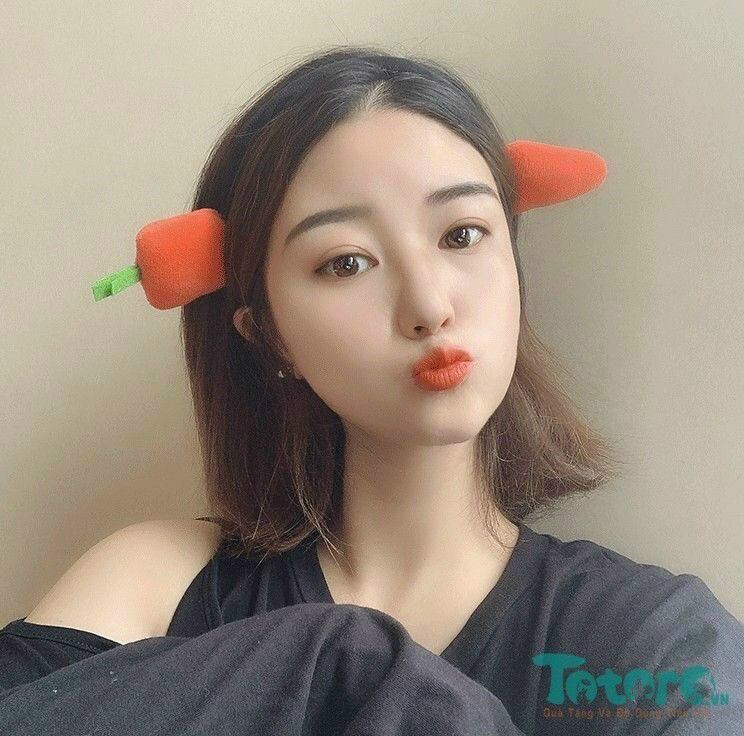 Bn accessories - bờm cài tóc hình củ cà rốt siêu cưng dễ thương