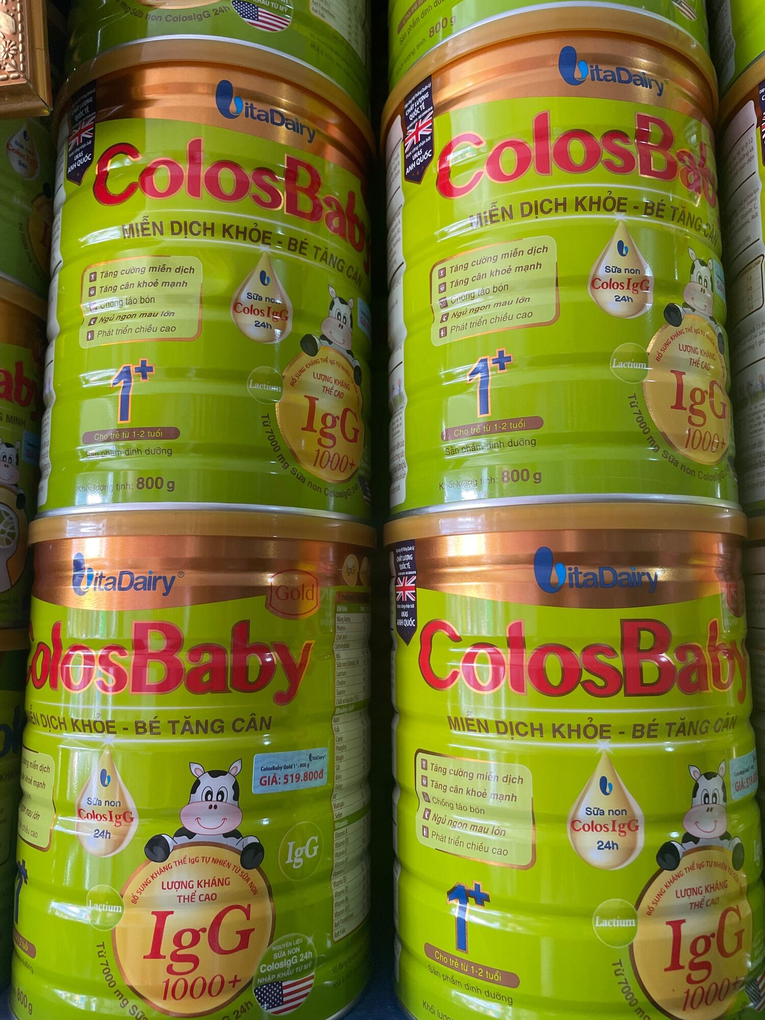 Date 2025 sữa bột colosbaby gold 1+ 800g - ảnh sản phẩm 2