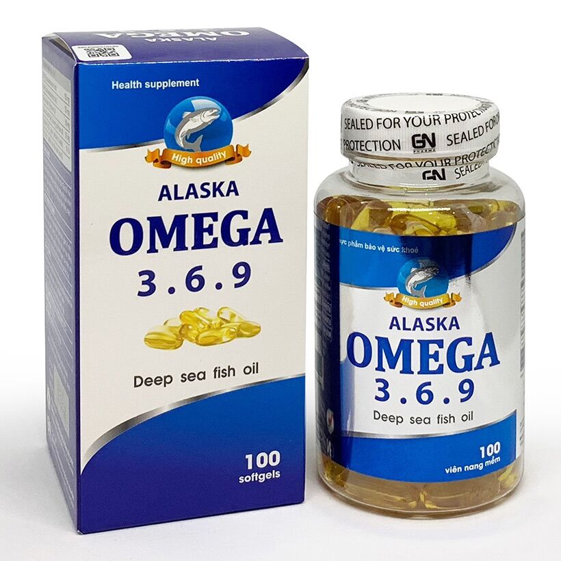 Dầu cá alaska omega 3.6.9 - 100 viên