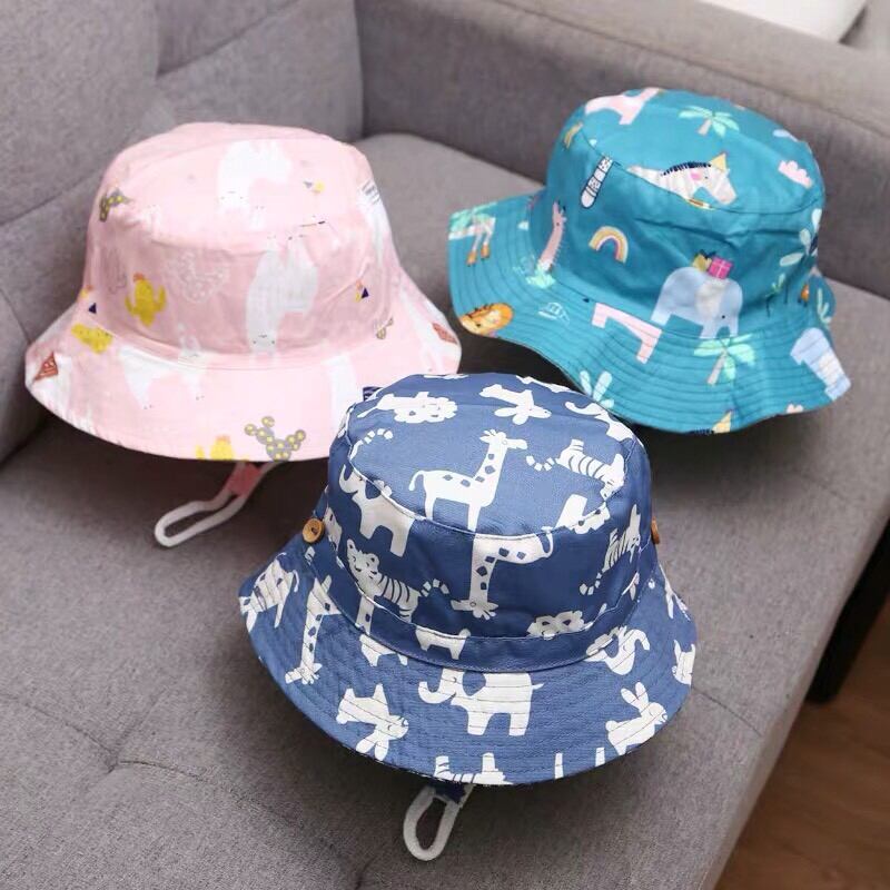 Mũ Bucket rộng vành thời trang cho bé (nhiều mẫu)