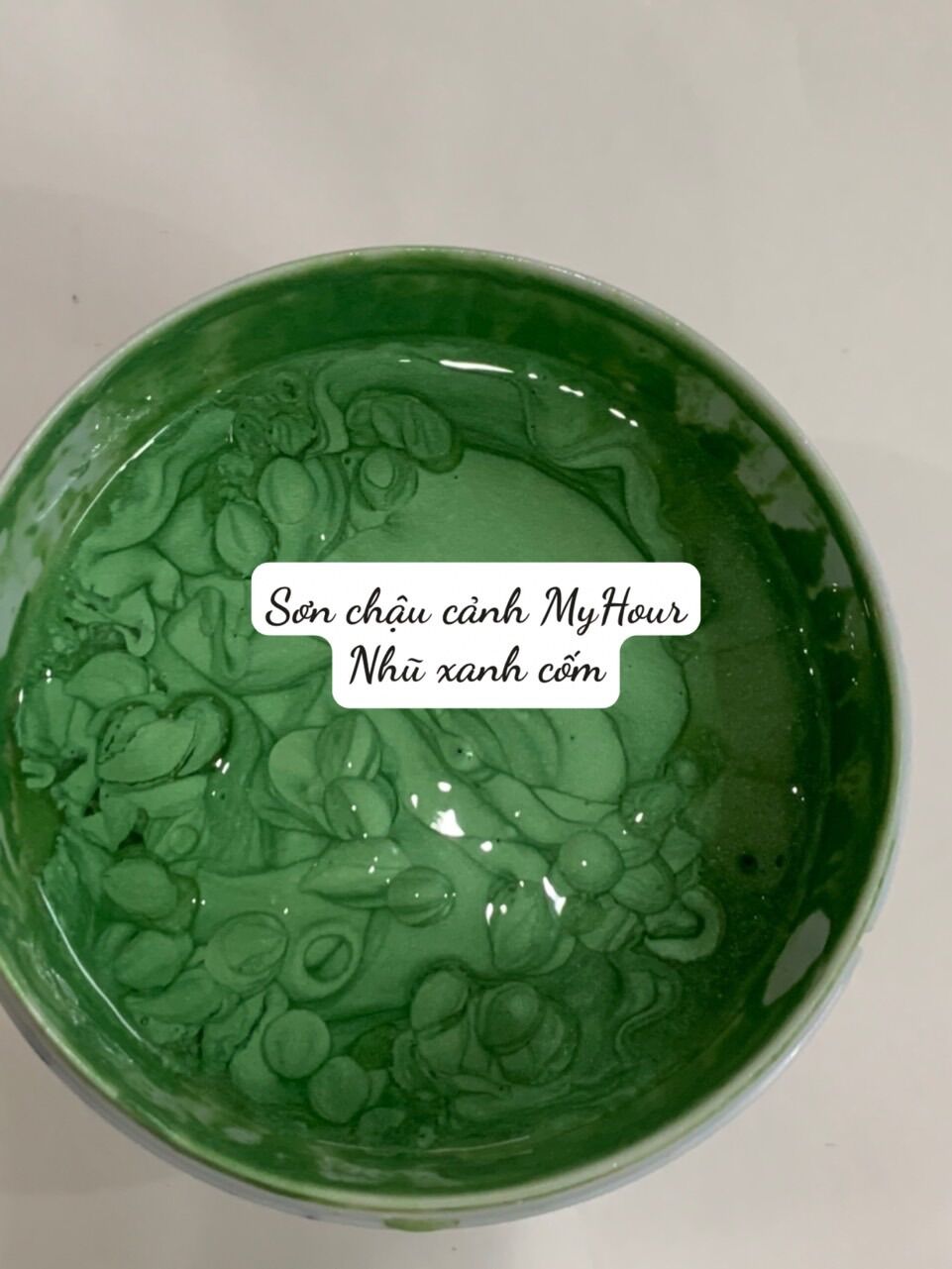 Sơn nhũ xanh cốm đặc biệt, Sơn Chậu Cảnh, Sơn Chậu Kiểng, Sơn Trang Trí My Hour