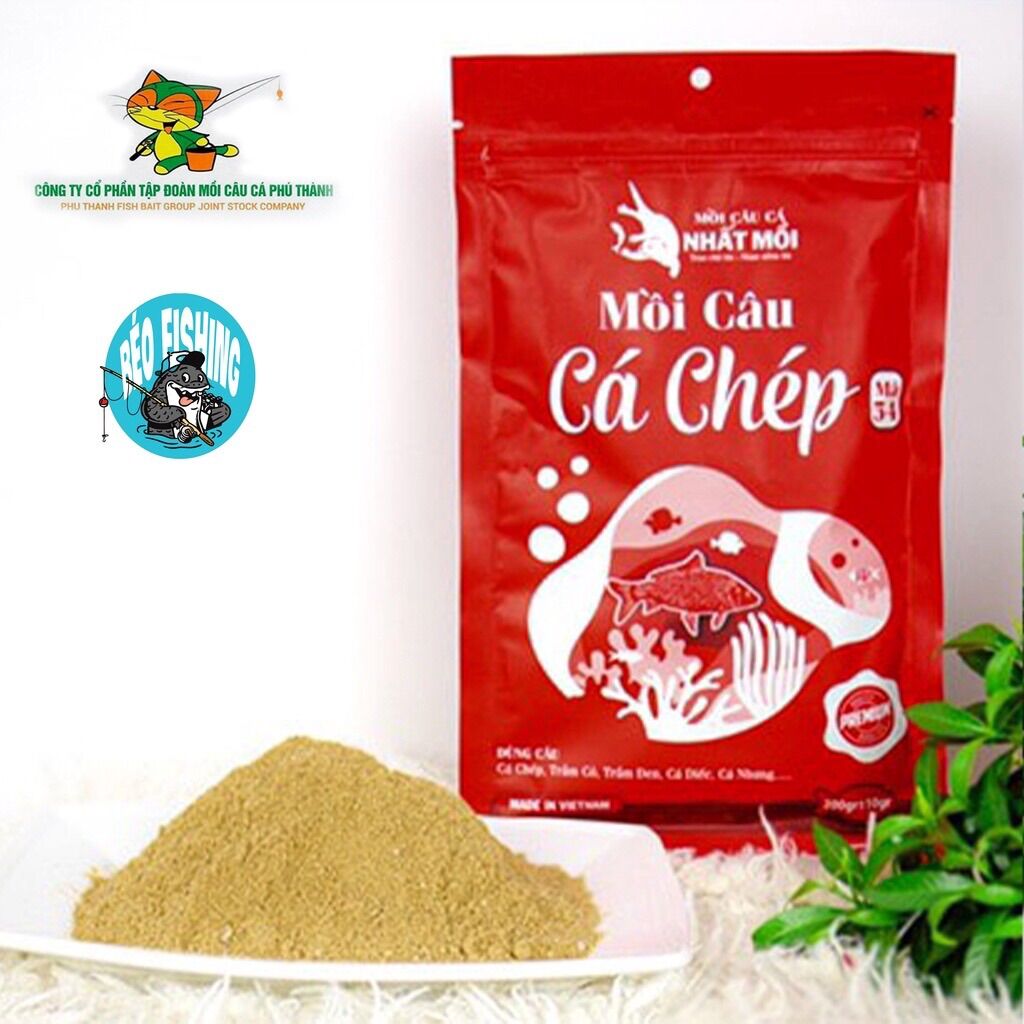 Mồi câu cá Phú Thành chuyên chép mã 54 gói đỏ mới