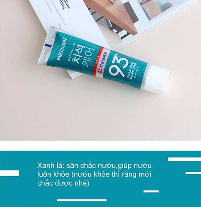 Kem đánh răng Median 93 120g(4 cây 4 màu)