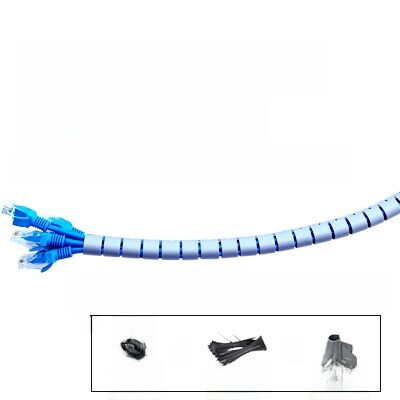 Ống Bảo Vệ Trang Trí Bằng Nhựa Cho Máy Tính Để Bàn Tổ Chức Cáp Máy Tính Mềm Ống Bọc Tay Áo Trang Trí Hấp Dẫn Nhà Tổ Chức