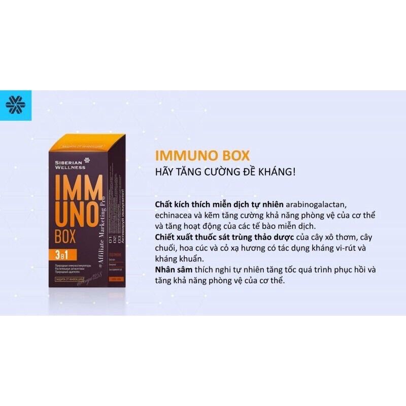 Immuno box siberian, tăng cường đề kháng