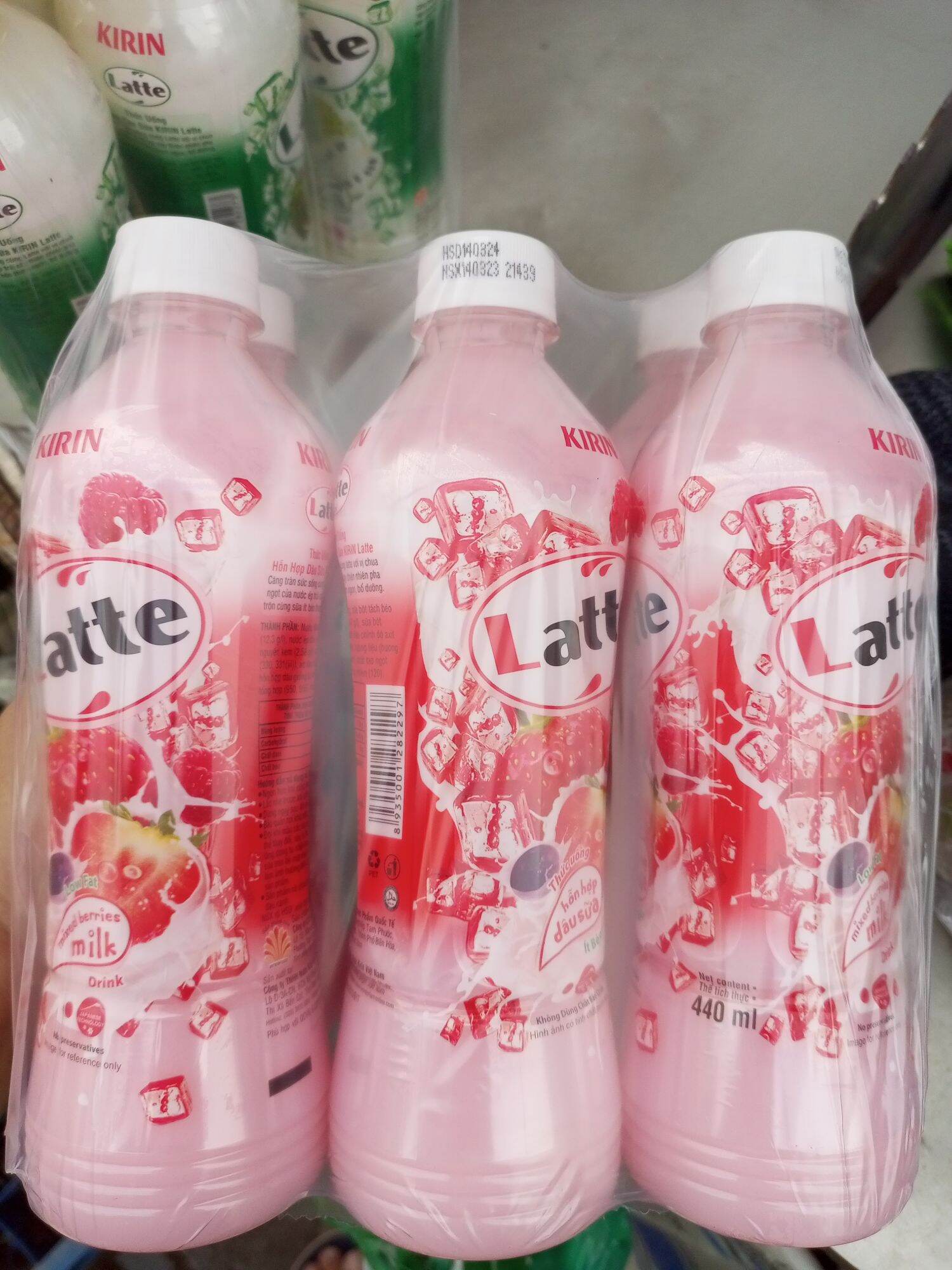 Lốc 6 Chai Trà Latte 440ml đủ vị