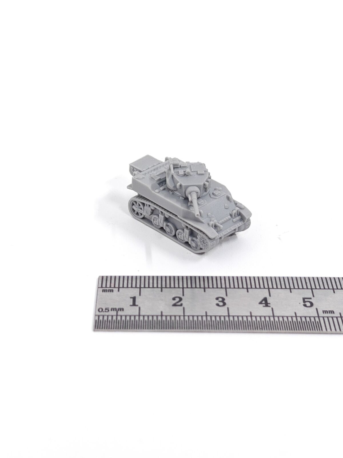 Mô Hình Xe Tăng Nhẹ Stuart M5A1 1/144 3D Printed Light Tank Model Military Vehicle Model Collection