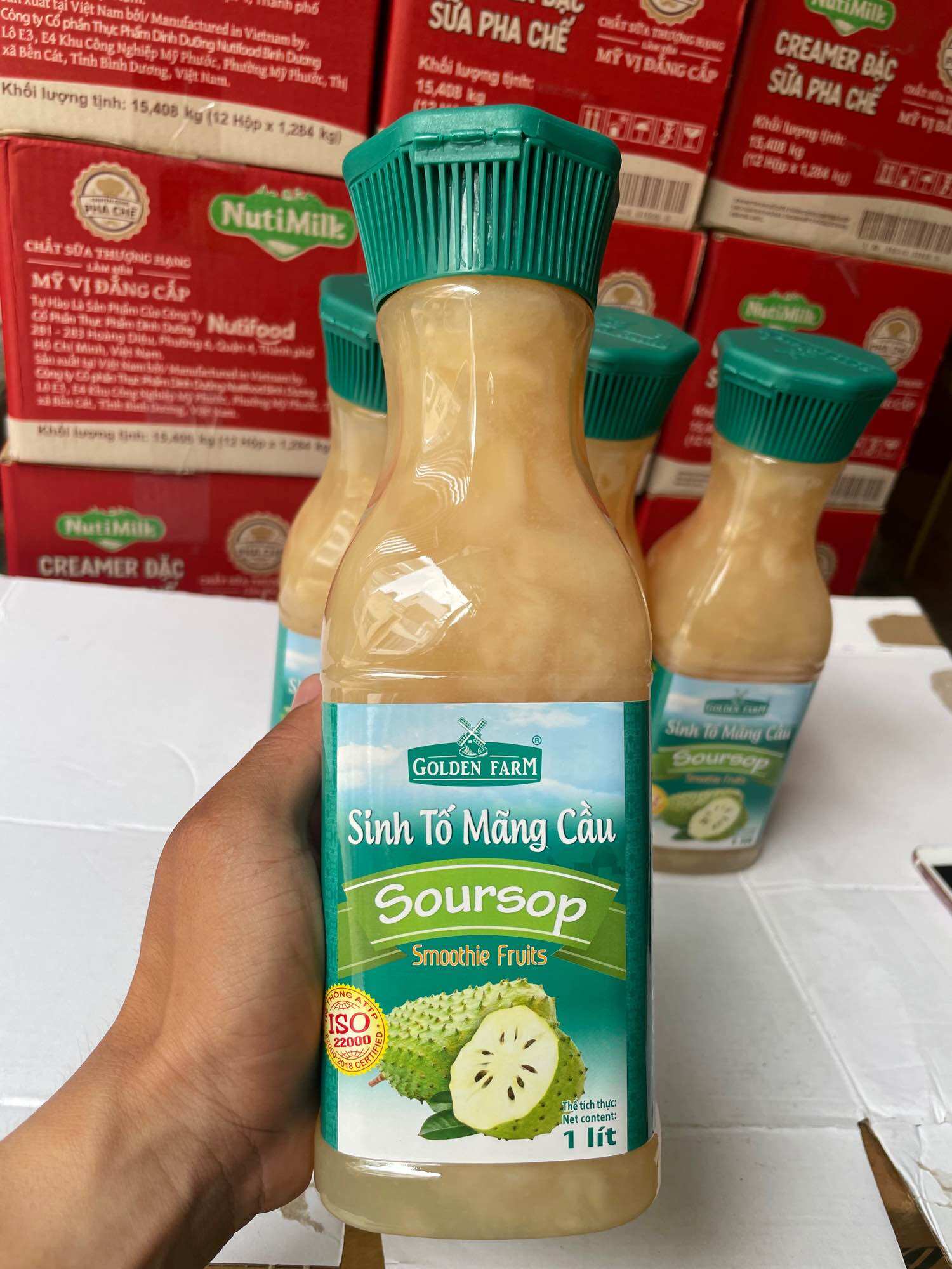 Sinh Tố Mãng Cầu Golden Farm (1L)