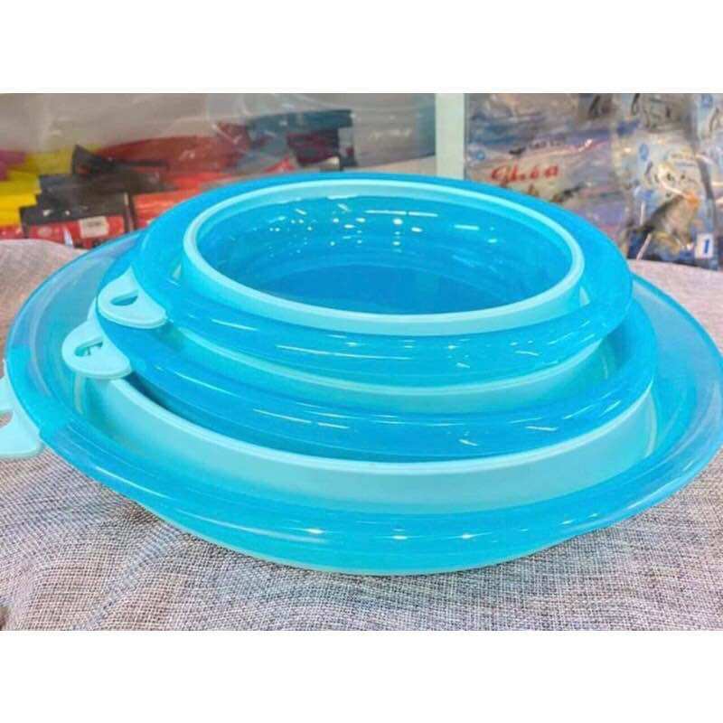 Bát Trộn Mồi Silicon Câu Cá Chuyên Dụng Cao Cấp, Bát Chộn Mồi Có Thể Gập Gọn Bắt Cá Fishing Đi Câu Cao Su