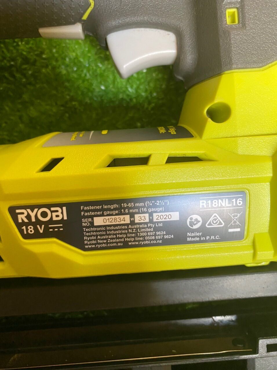 Thân Máy Bắn Đinh T Ryobi 18V