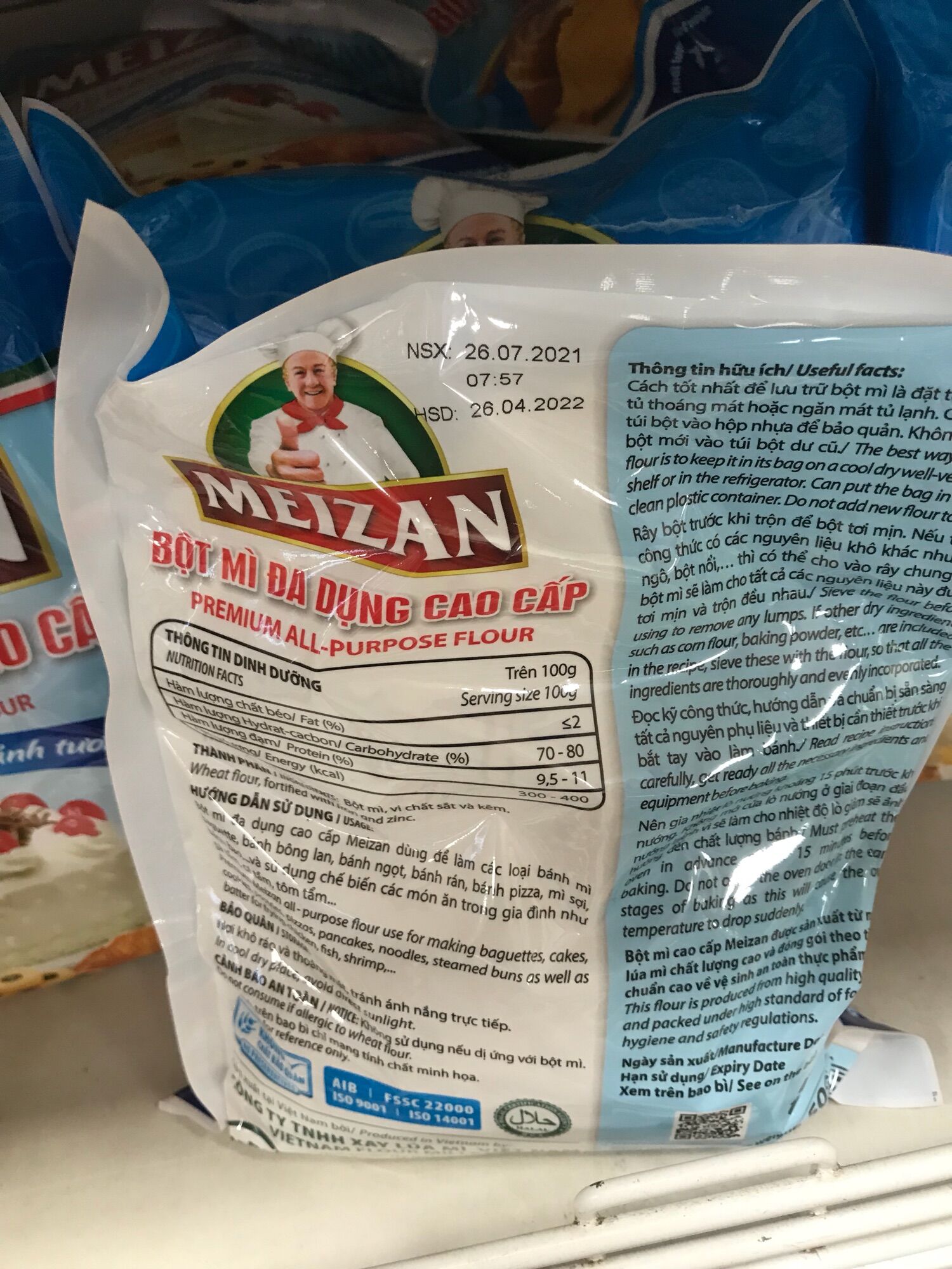 bột Mì đa dụng 500gr