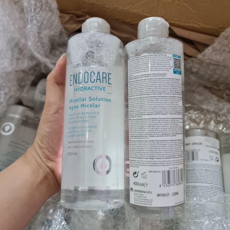 Nước tẩy trang Endocare Hydractive Micellar Solution Aqua Micelar 400ml