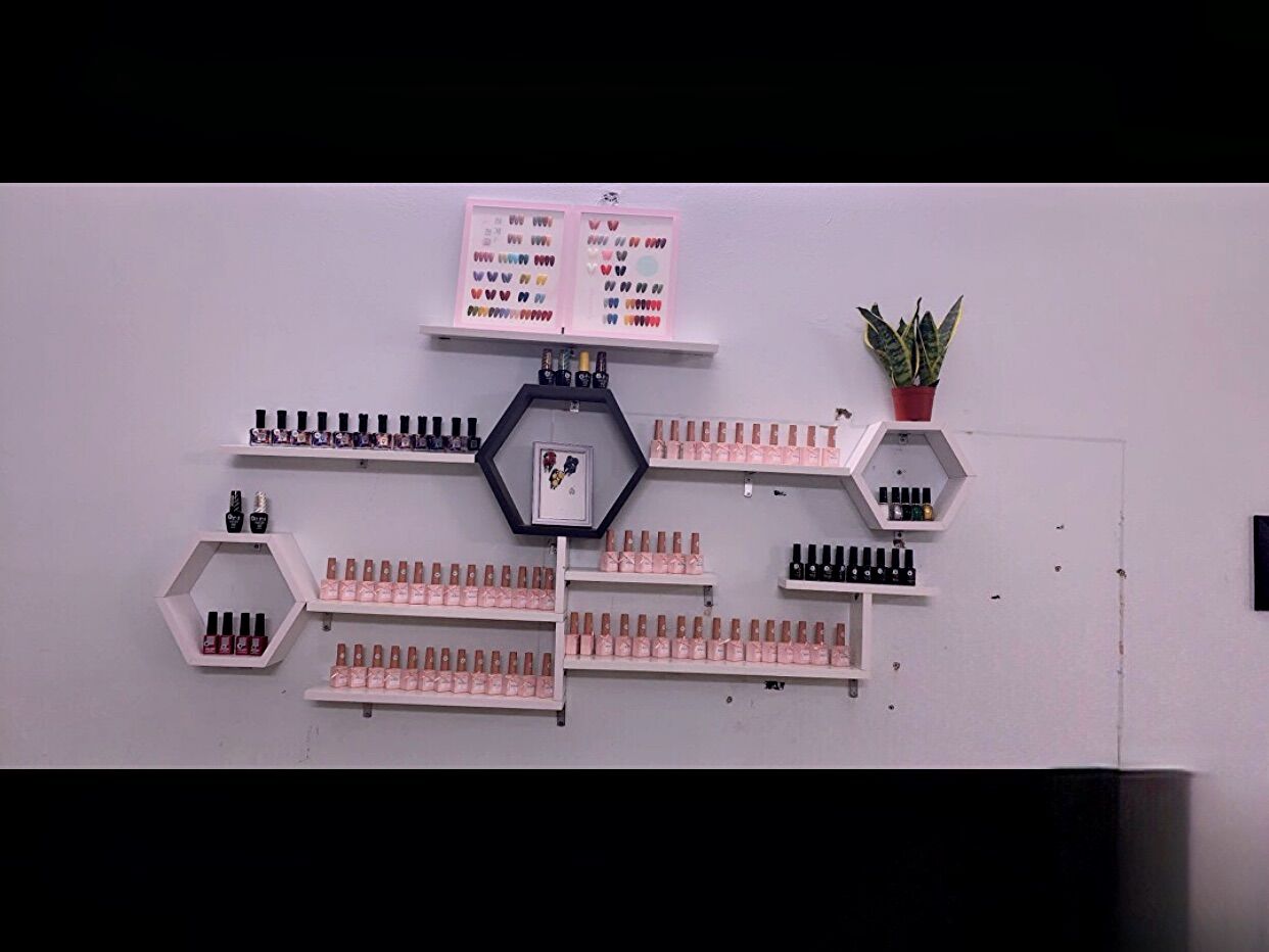 Combo bộ kệ để sơn nail như hình