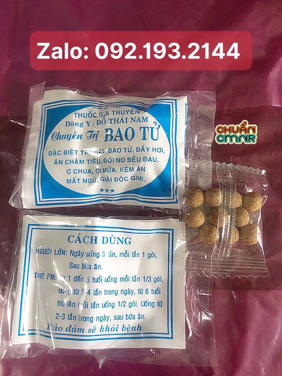 50 gói bao tử viên chính gốc Đỗ Thái Nam