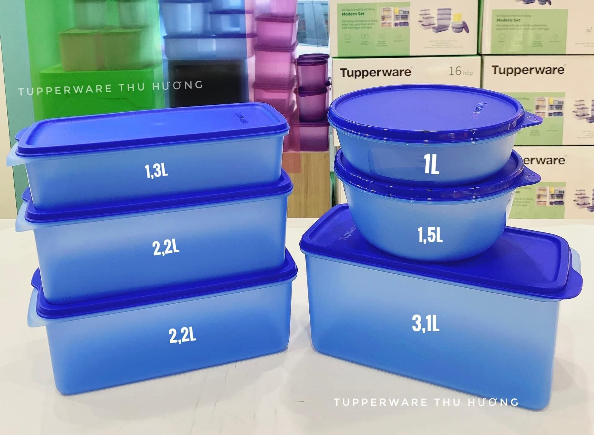 Bộ Trữ Mát Freshia 6 Hộp Tupperware