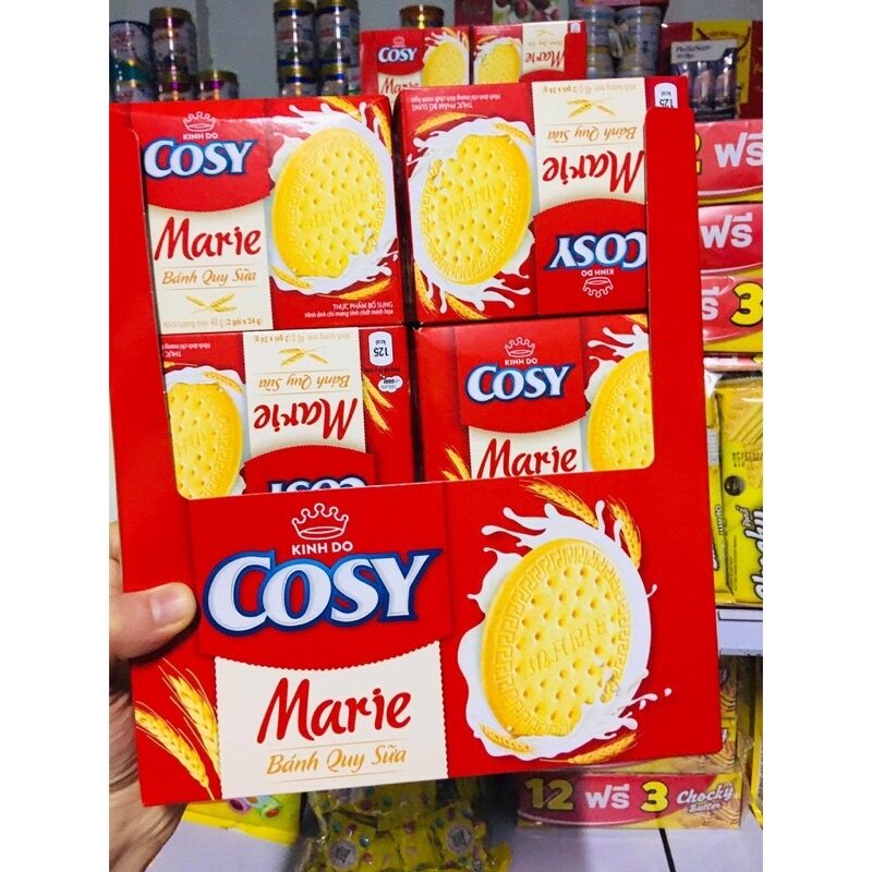 Lóc 12 hộp bánh quy cosy mini làm bánh lễ