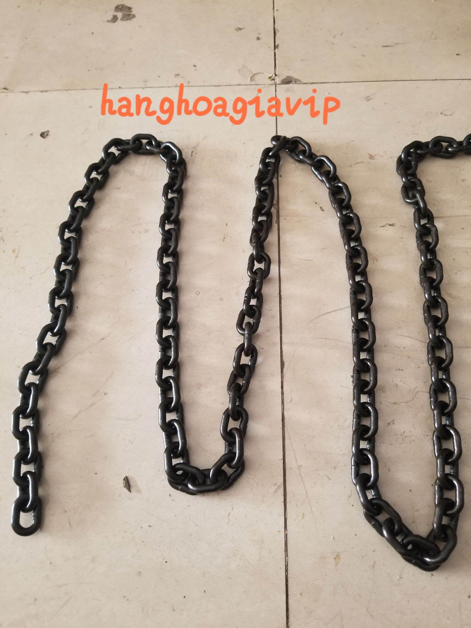 Dây xích đúc tải cao đen phi 10mm(li).Số lượng bạn chọn bằng với số mét bạn muốn mua.hanghoagiavip