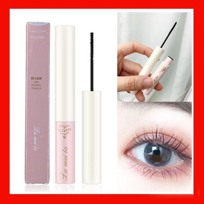 Mascara siêu mảnh tơi mi lameila vỏ hồng mlmlh2