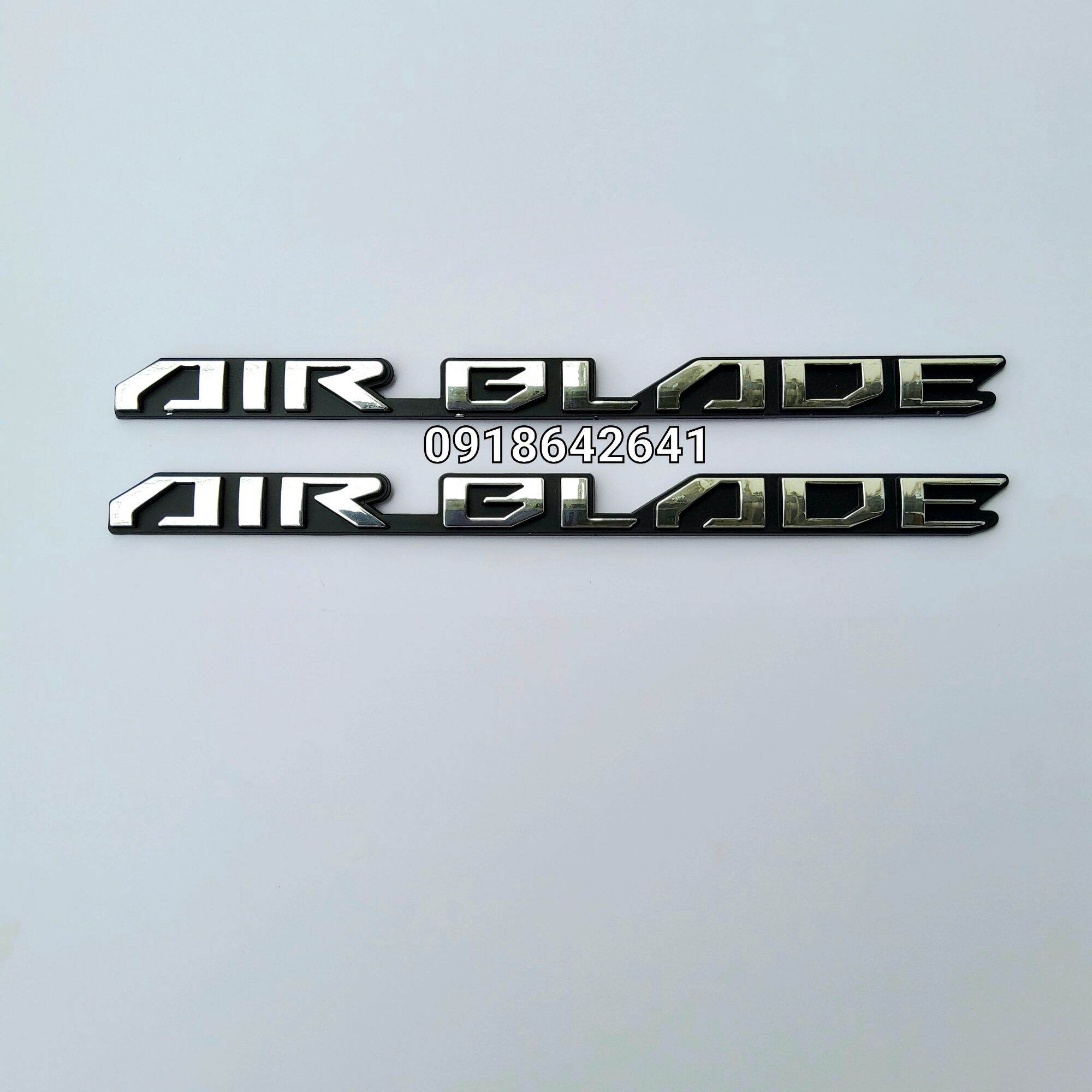 Bộ tem chữ air blade đời 2011-2012 xi cứng như zin