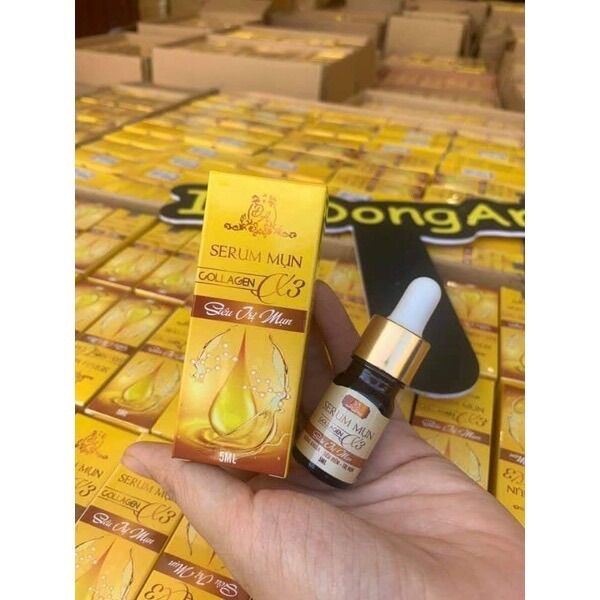 Serum mụn Collagen X3 Luxury mỹ phẩm Đông Anh Chính Hãng
