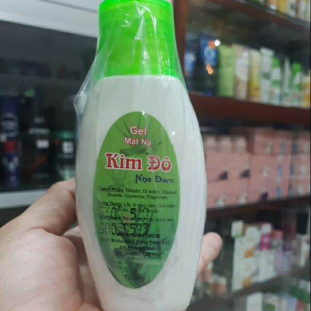[Hcm]Gel Lột Mụn Hiệu Quả Nha Đam"Kim Đô"60Gr!Ko Làm Khô Da