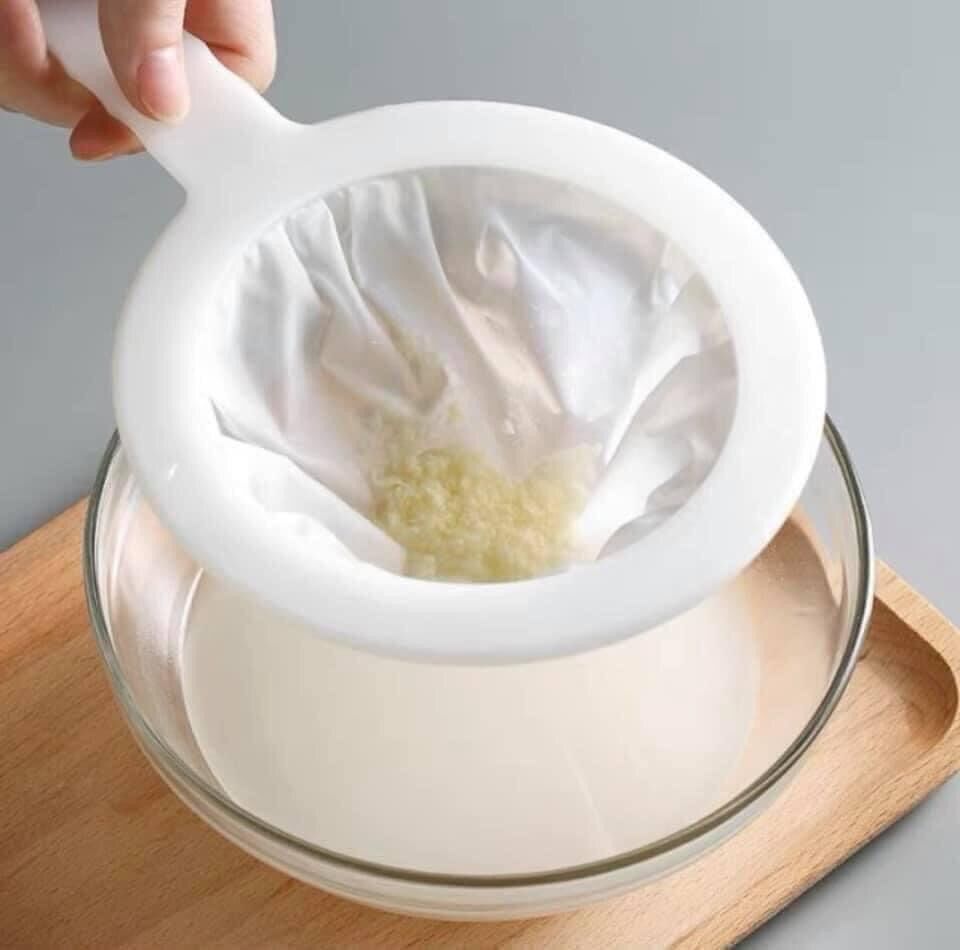 Rây lọc thực phẩm đa năng có lưới mềm mịn, rây lọc sữa đậu lọc cua