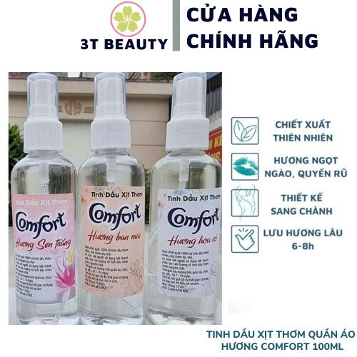 Tinh dầu xịt thơm Comforts xịt thơm quần áo xịt phòng