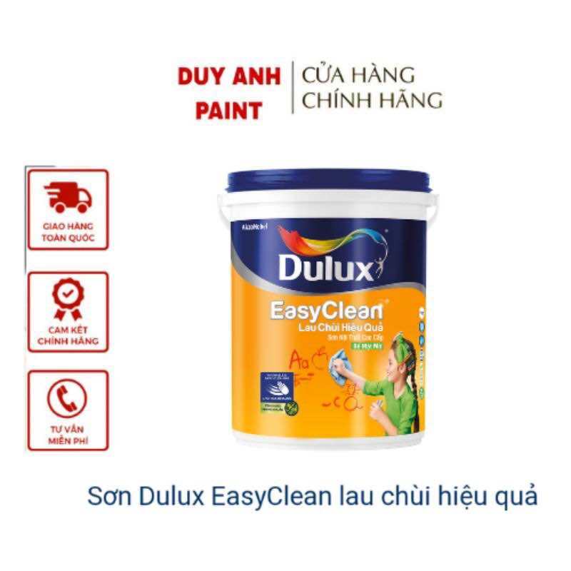 Sơn nước nội thất cao cấp Dulux Easyclean lau chùi hiệu quả bề mặt mờ 1