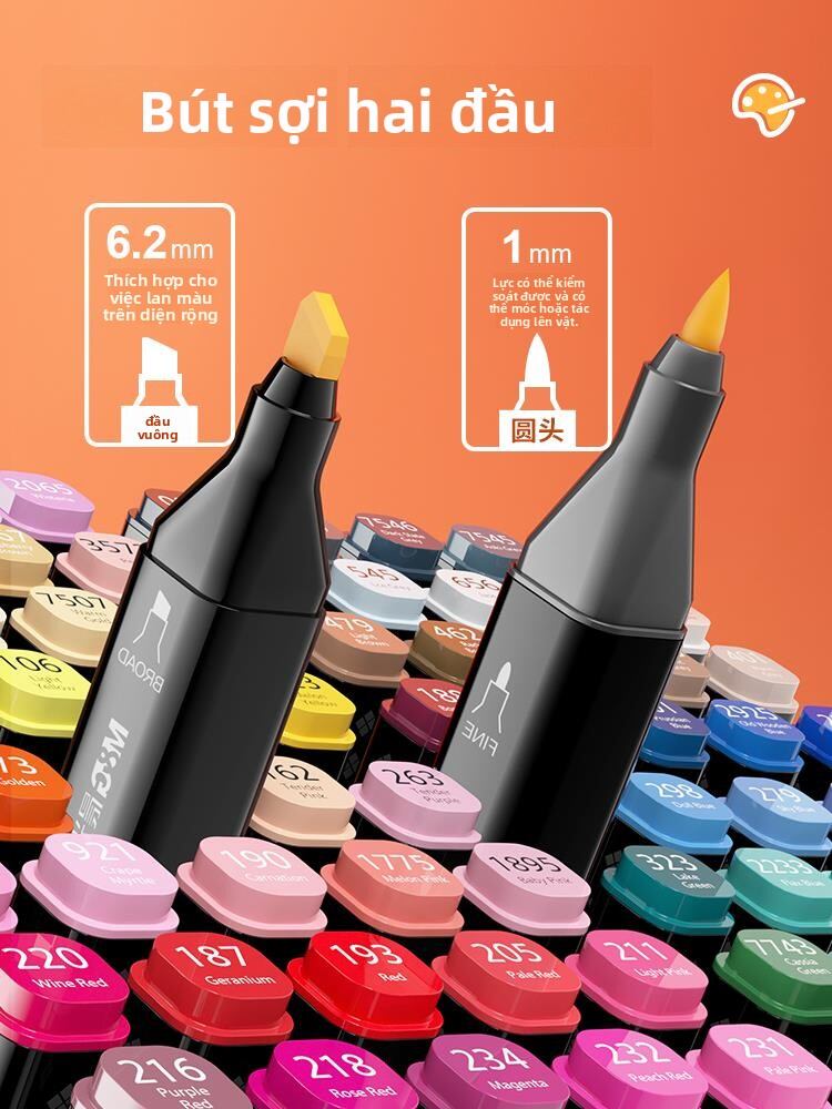 M&G | 48 Color Oil-based Quick-drying Markers for Children's Art Giá 518,000 Đồng*Miễn phí vận chuyển