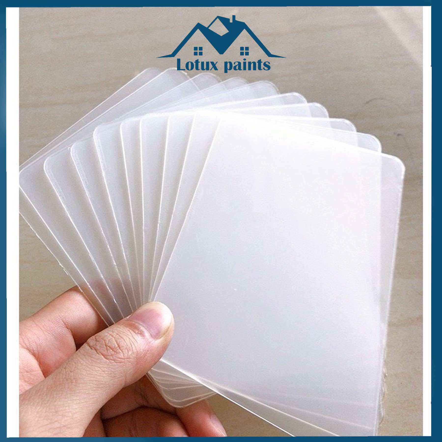 Dụng cụ trét bả keo matit, miếng nhựa trét keo gỗ, tường, ron gạch
