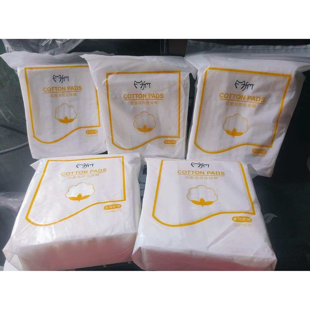Bông Tẩy Trang Cotton Pads 3 Lớp Túi 222 Miếng Nội Địa Trung
