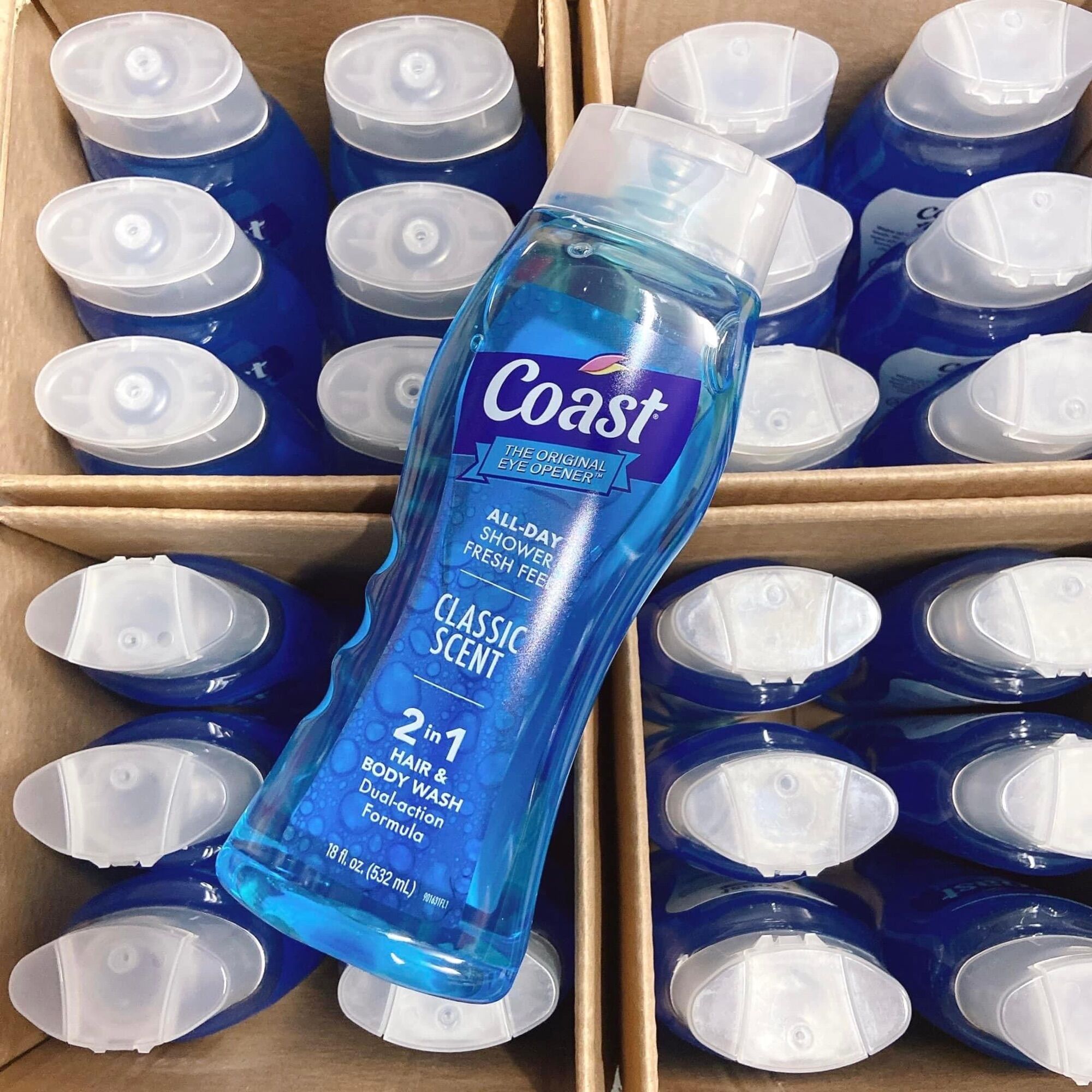 SỮA TẮM GỘI COAST HAIR & BODY WASH 2 IN 1 532ML CỦA MỸ