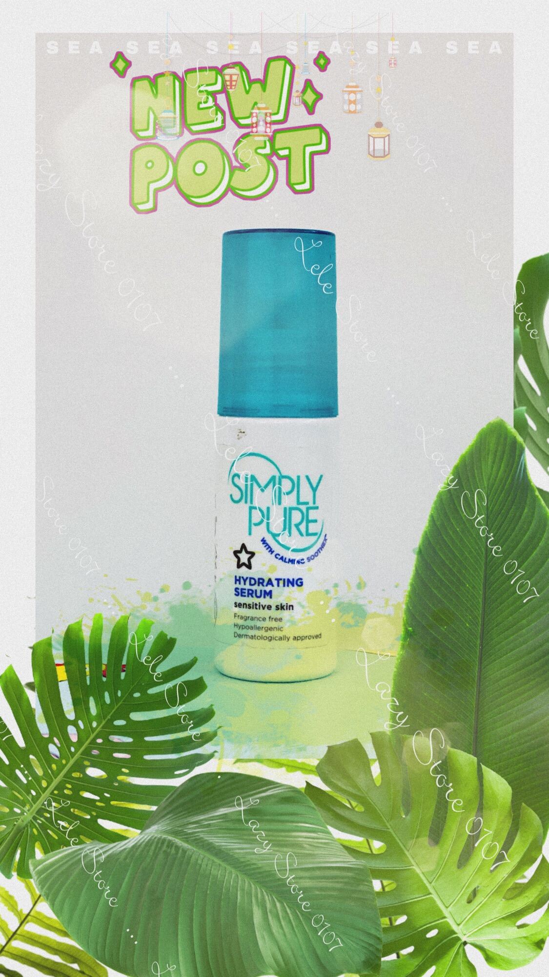 Simply Pure Hydrating Sẻum - Dưỡng Ẩm Cho Da Mụn Nhạy Cảm