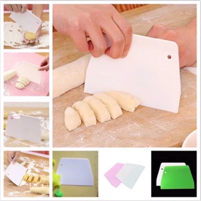 Miếng chà láng + cắt + vét bột