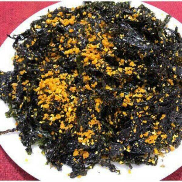 [HCM]Rong biển cháy tỏi bịch 500g