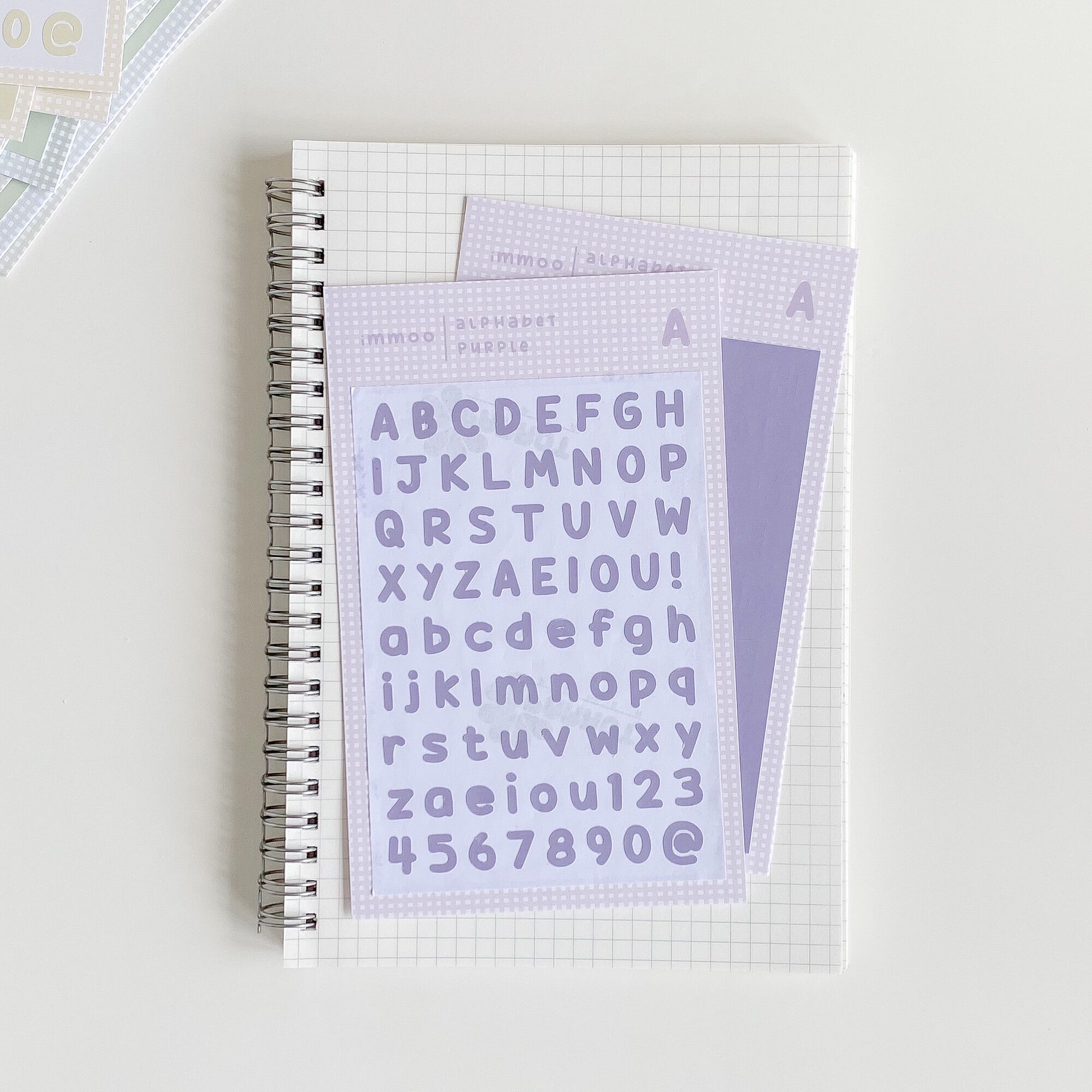 [HCM]Hình dán / Sticker Alphabet | immoo |