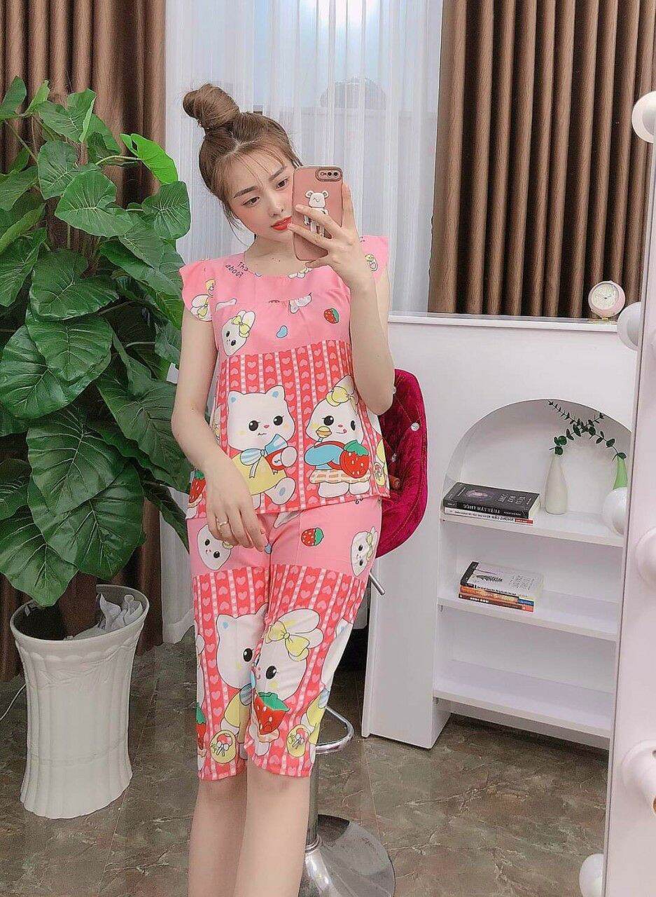 Silk Pajamas for Women under 50kg. A09
