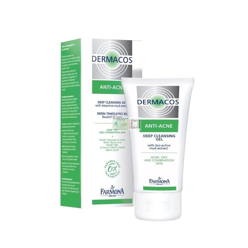 Gel Rửa Mặt Sạch Sâu DERMACOS DEEP CLEASING 150ml