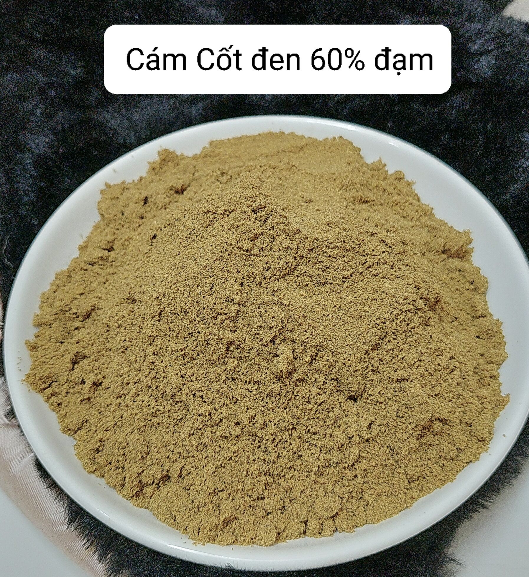 Cám cốt đen 60٪ đạm. gói 500g đến 1kg