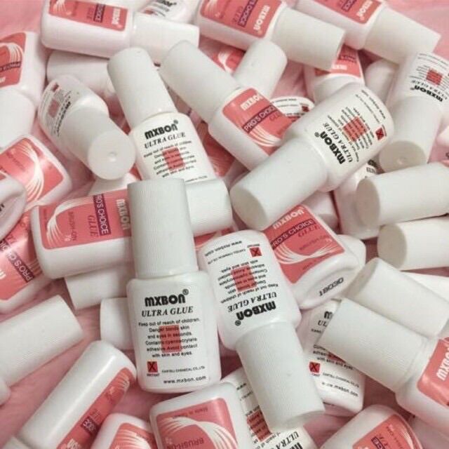 Keo đính đá, dán móng tay, trang trí móng nail MX Bon (chai 7g)