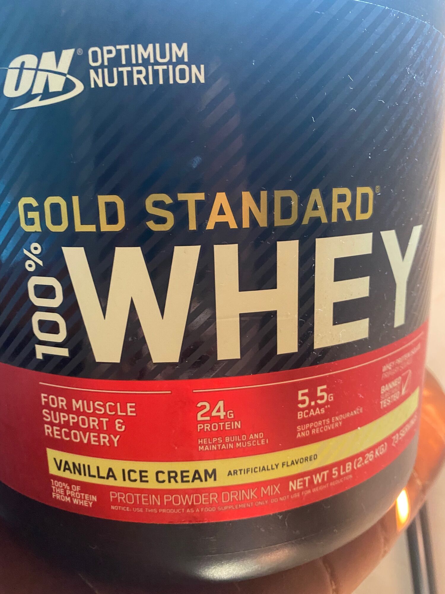 GOLD STANDARD 100% WHEY PROTEIN - (5 LBS) 2,27kg