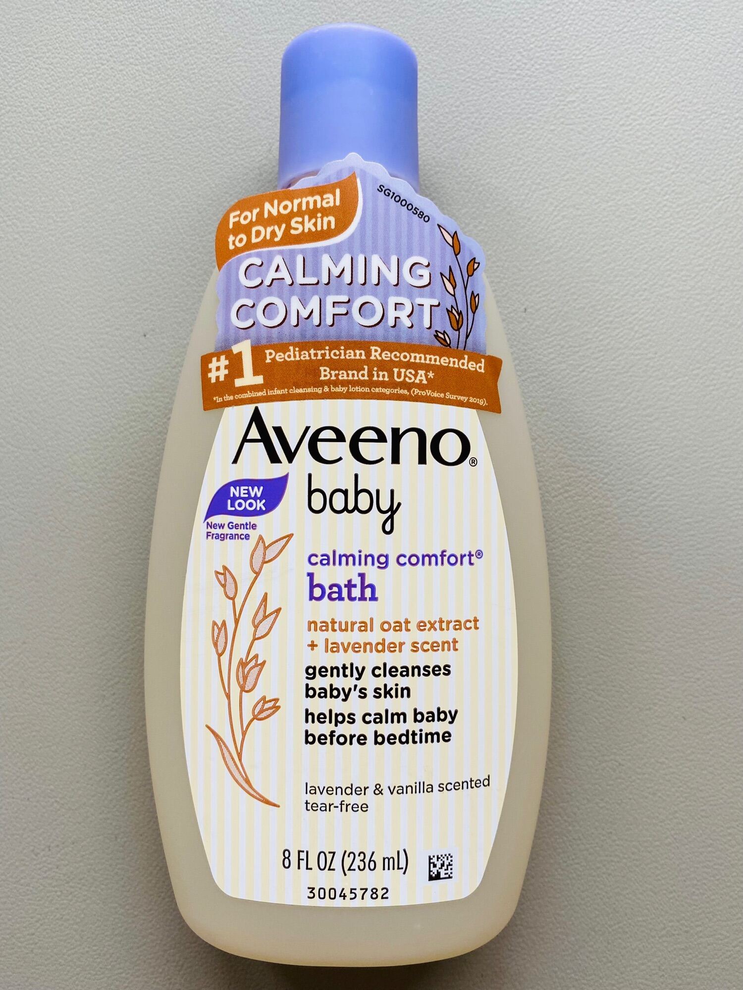 Sữa tắm Aveeno Baby - Calming Comfort với chiết xuất yến mạch & oải hương