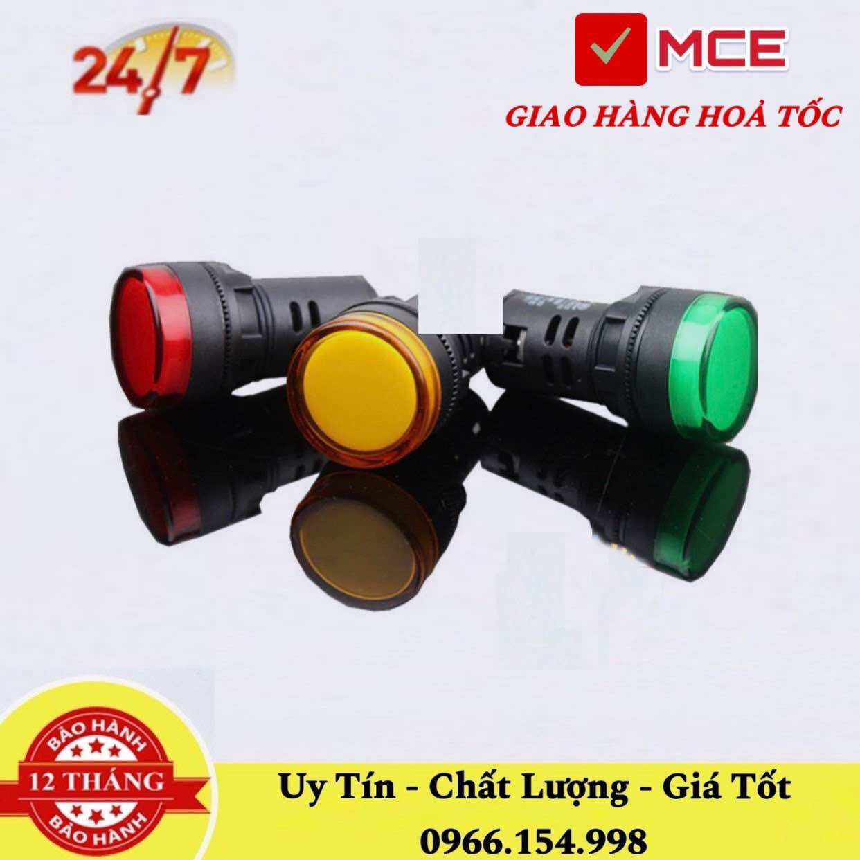 Đèn Báo Pha Phi 22 AD22-22D/S Led 3 Màu